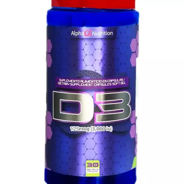 ALPHA NUTRICION vitamina D3 30 caps